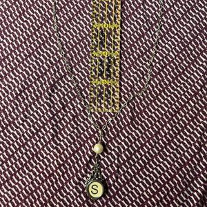 Typewriter Key Simple Necklace